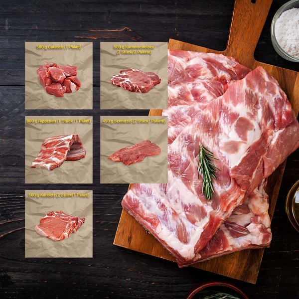 NEU: Fleischpaket vom Pirower Duroc-Schwein